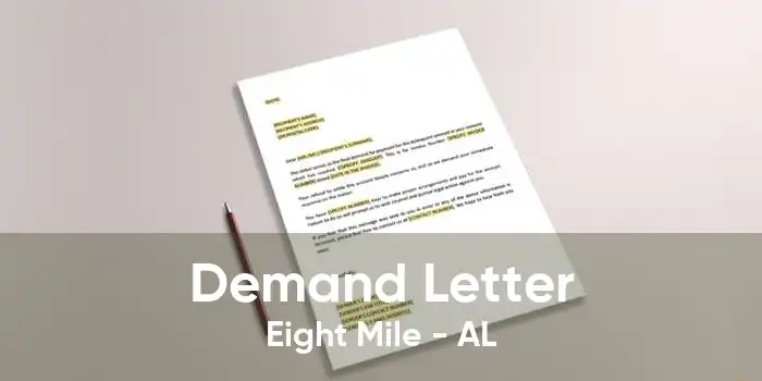 Demand Letter Eight Mile - AL