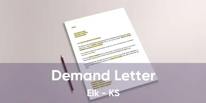  Demand Letter Elk - KS