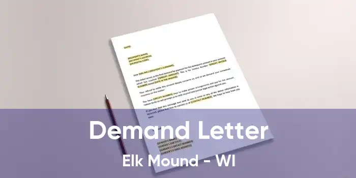 Demand Letter Elk Mound - WI