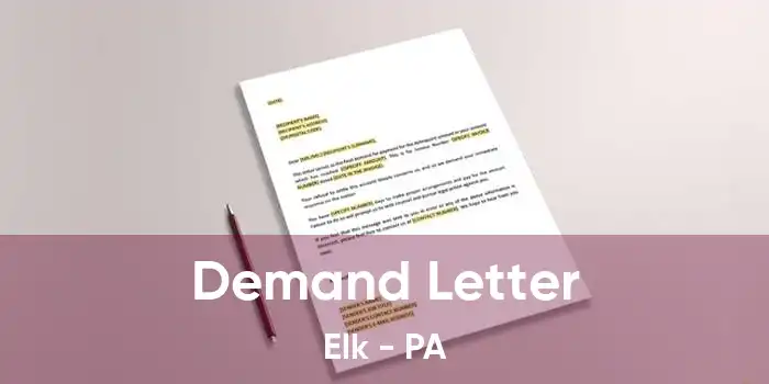  Demand Letter Elk - PA