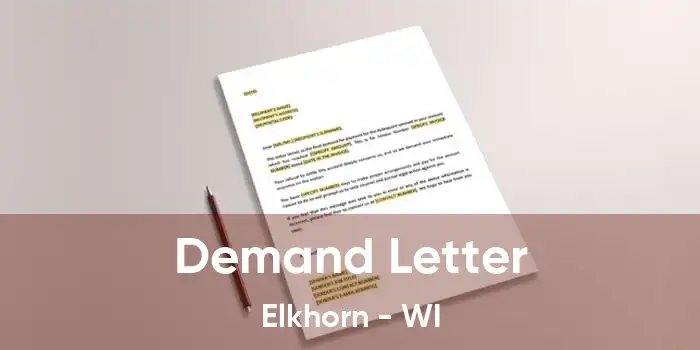  Demand Letter Elkhorn - WI
