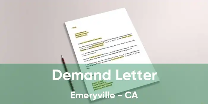 Demand Letter Emeryville - CA