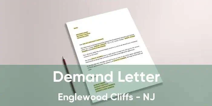  Demand Letter Englewood Cliffs - NJ