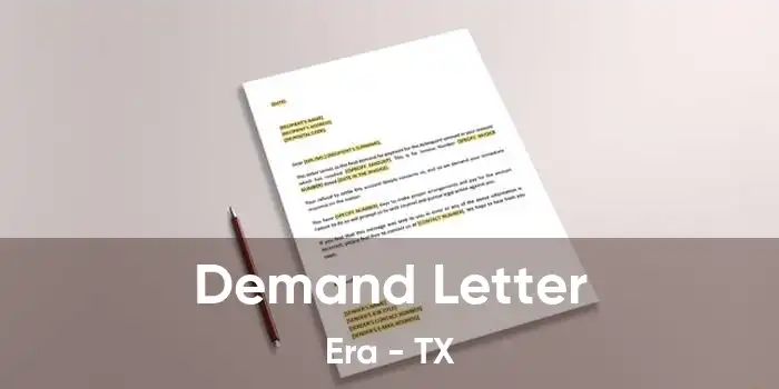 Demand Letter Era - TX