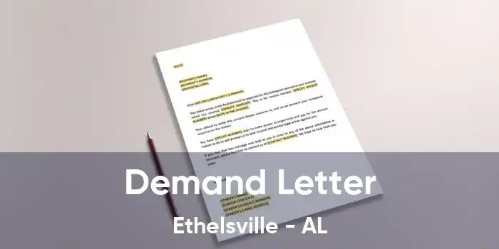 Demand Letter Ethelsville - AL