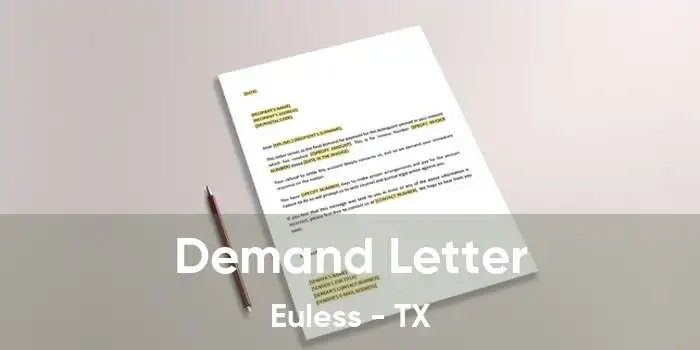 Demand Letter Euless - TX