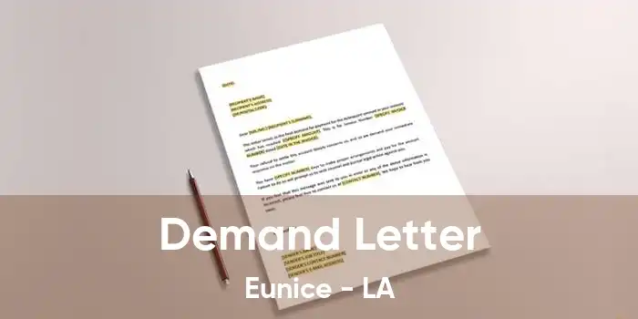  Demand Letter Eunice - LA