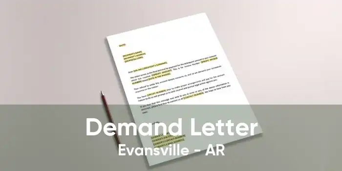 Demand Letter Evansville - AR