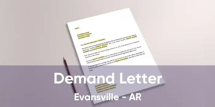 Demand Letter Evansville - AR