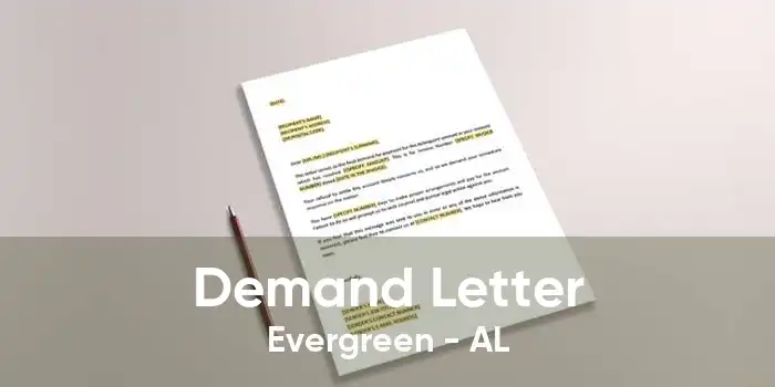 Demand Letter Evergreen - AL