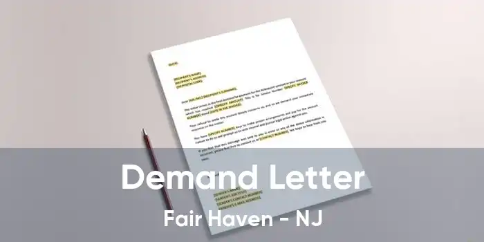 Demand Letter Fair Haven - NJ