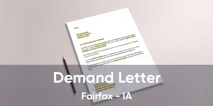 Demand Letter Fairfax - IA