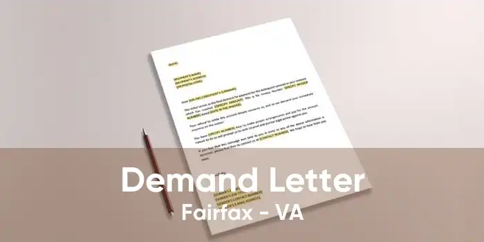 Demand Letter Fairfax - VA
