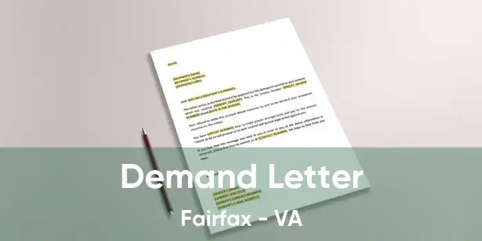 Demand Letter Fairfax - VA