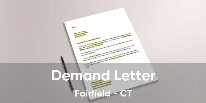 Demand Letter Fairfield - CT