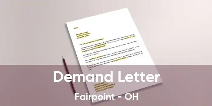 Demand Letter Fairpoint - OH