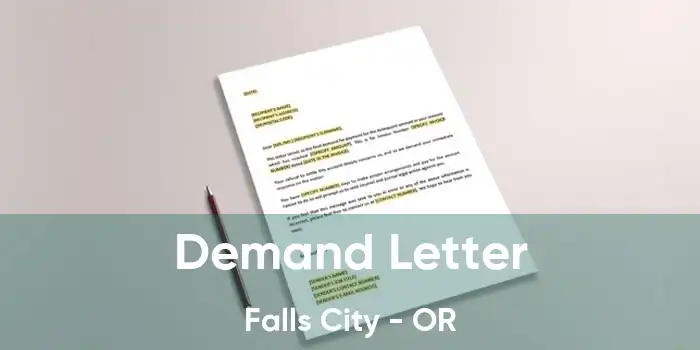 Demand Letter Falls City - OR