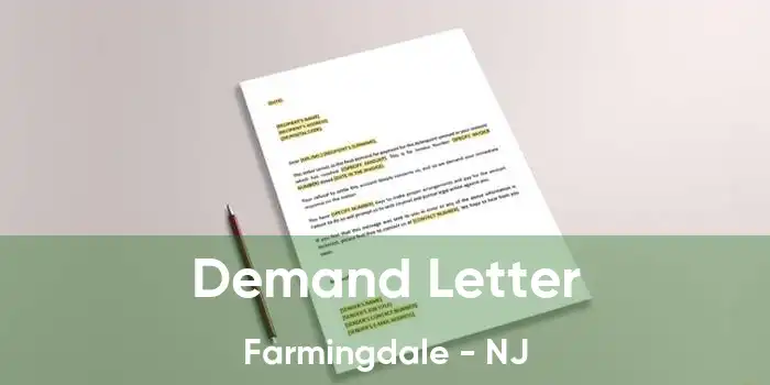 Demand Letter Farmingdale - NJ