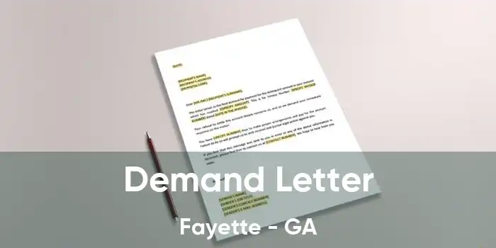 Demand Letter Fayette - GA