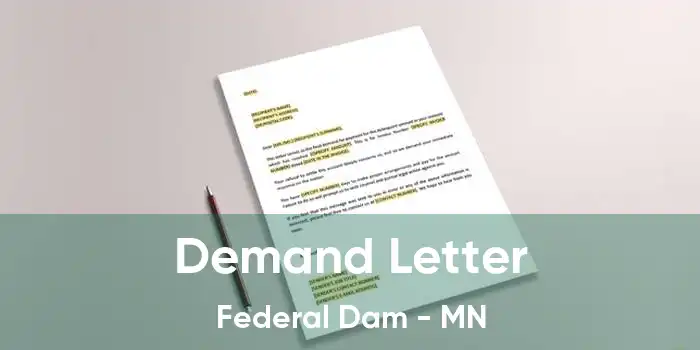 Demand Letter Federal Dam - MN