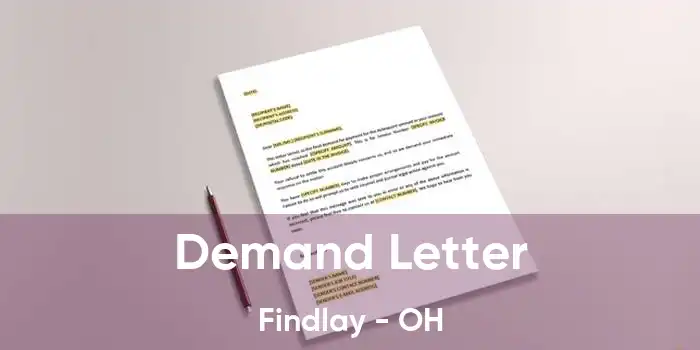 Demand Letter Findlay - OH