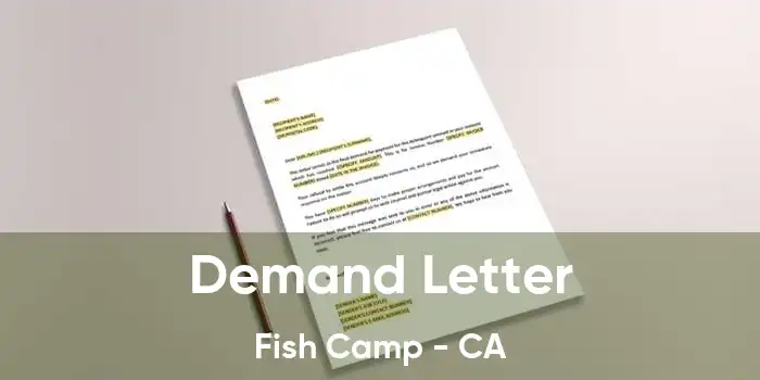 Demand Letter Fish Camp - CA