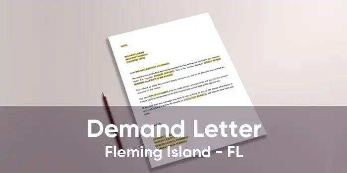 Demand Letter Fleming Island - FL