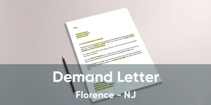 Demand Letter Florence - NJ