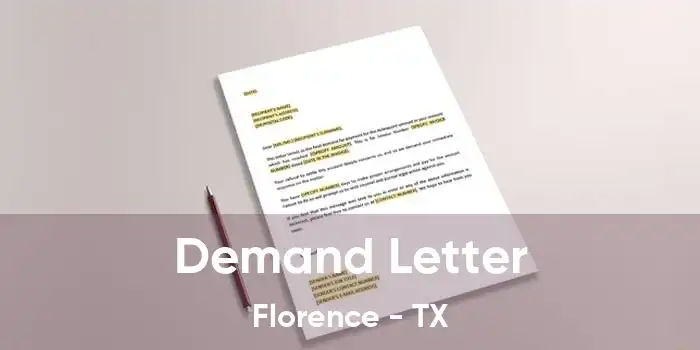 Demand Letter Florence - TX