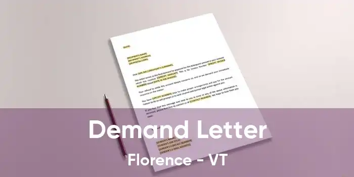 Demand Letter Florence - VT