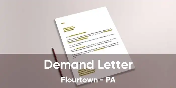  Demand Letter Flourtown - PA