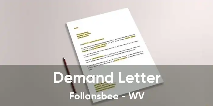 Demand Letter Follansbee - WV