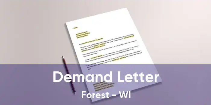  Demand Letter Forest - WI