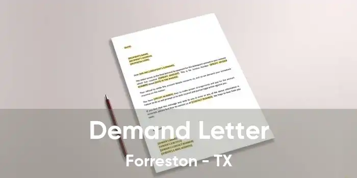 Demand Letter Forreston - TX