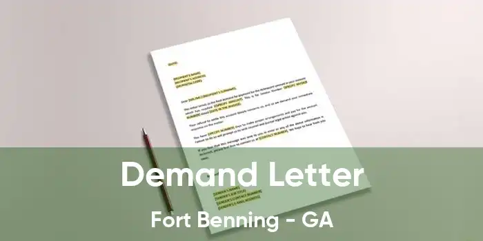 Demand Letter Fort Benning - GA