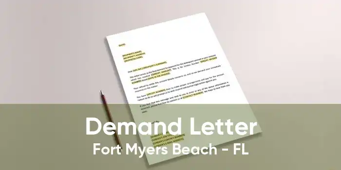 Demand Letter Fort Myers Beach - FL