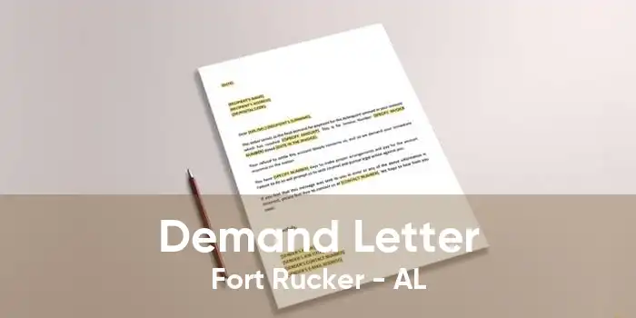 Demand Letter Fort Rucker - AL