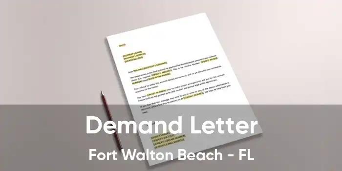  Demand Letter Fort Walton Beach - FL