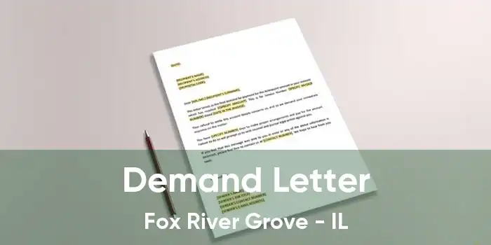 Demand Letter Fox River Grove - IL