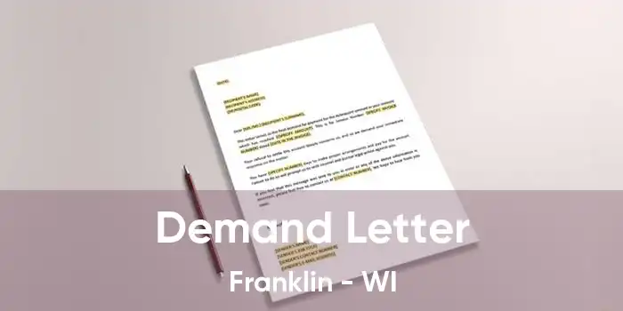 Demand Letter Franklin - WI