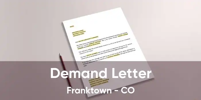 Demand Letter Franktown - CO