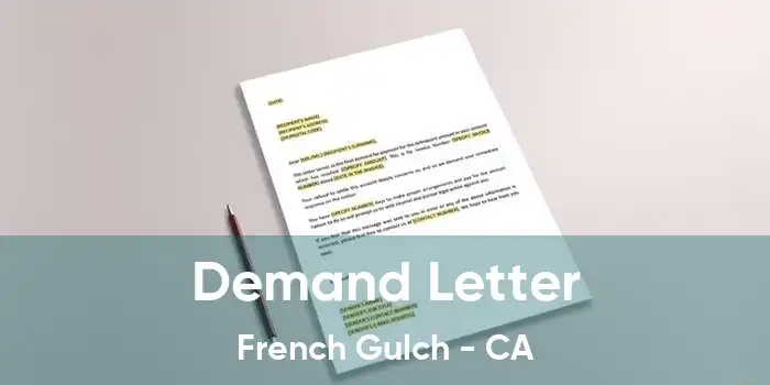 Demand Letter French Gulch - CA