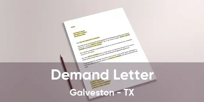 Demand Letter Galveston - TX