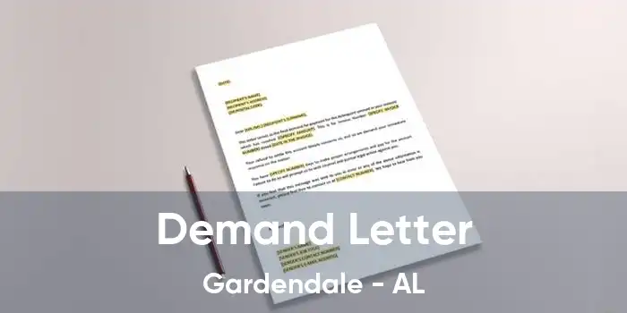 Demand Letter Gardendale - AL