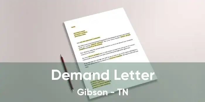 Demand Letter Gibson - TN