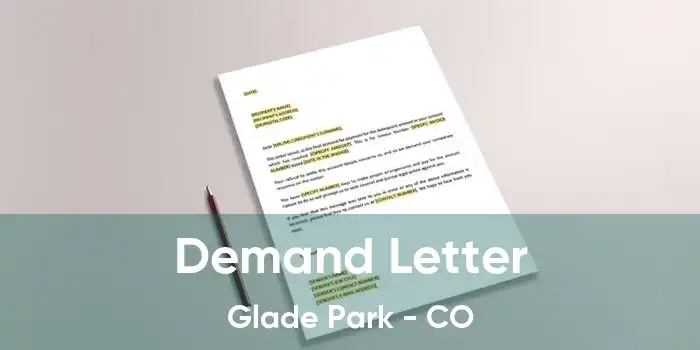 Demand Letter Glade Park - CO