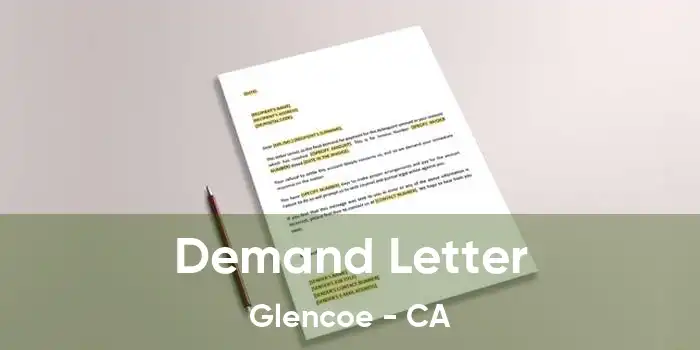 Demand Letter Glencoe - CA