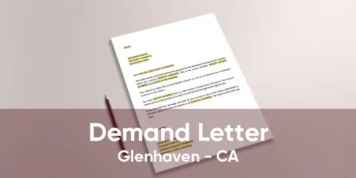 Demand Letter Glenhaven - CA