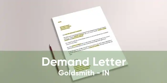 Demand Letter Goldsmith - IN