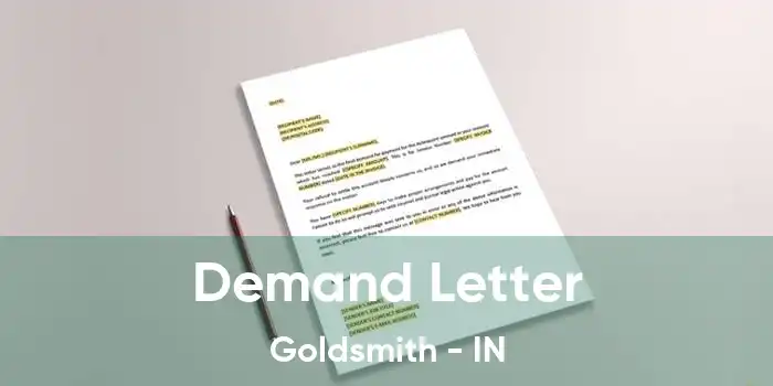 Demand Letter Goldsmith - IN